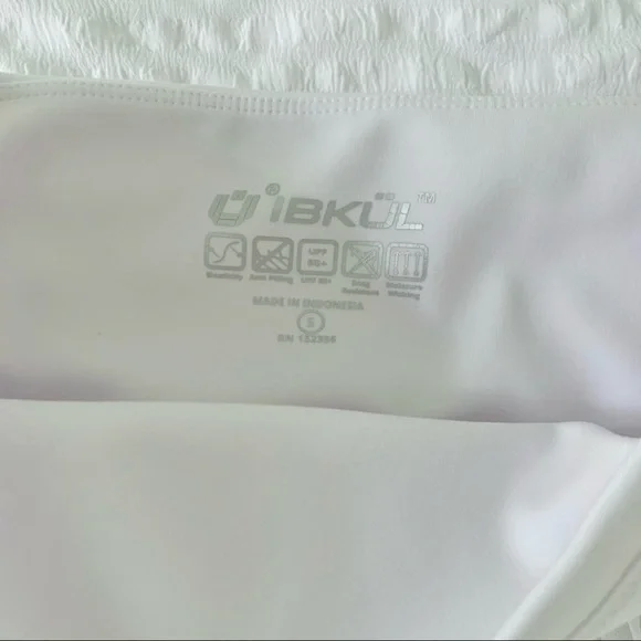 New Ibkul White Tennis Skirt Skort UPF 50 - Picture 3 of 8
